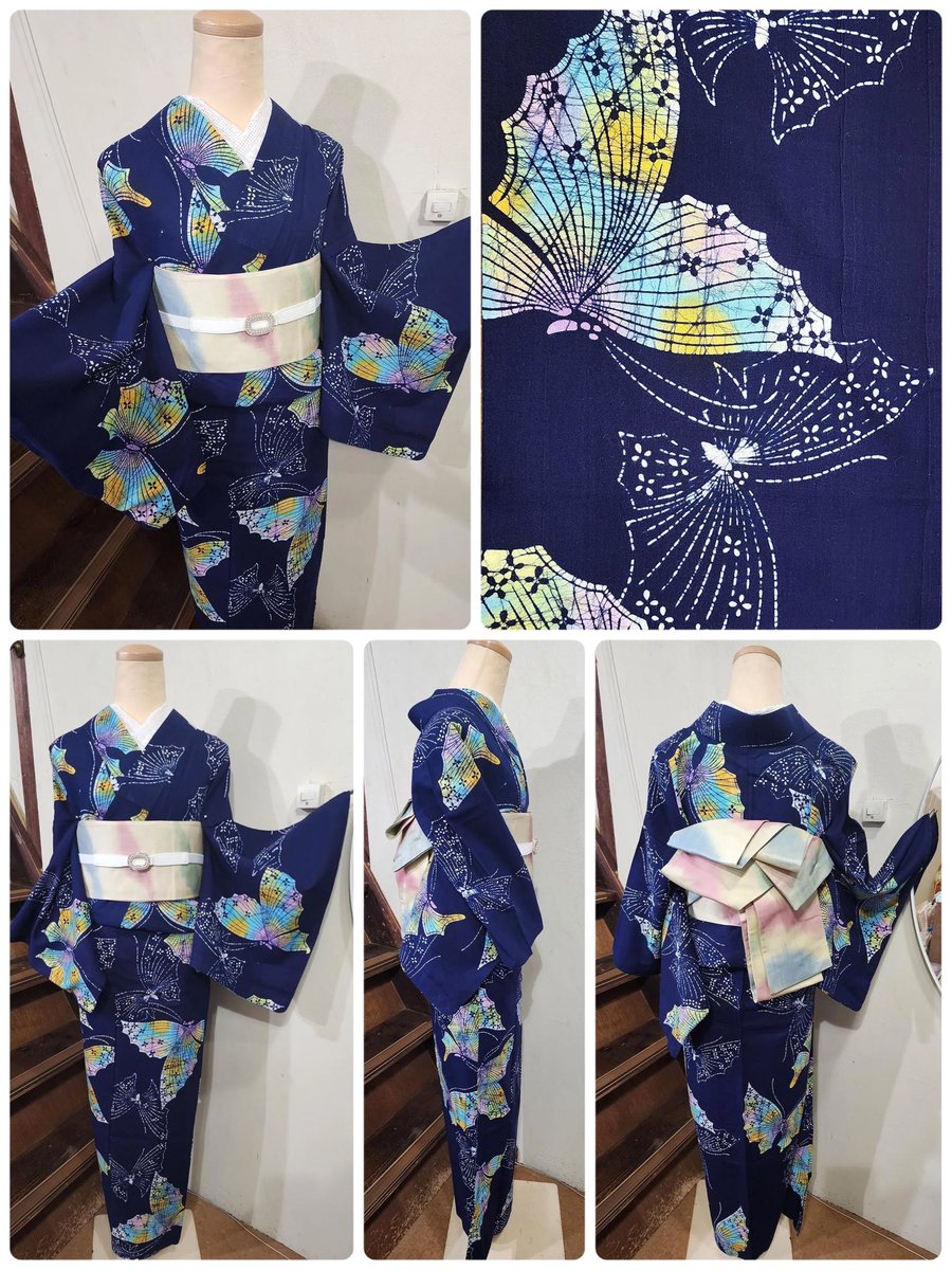 ✦✦ゆき✦✦ 新品 東京本染め 注染 浴衣 しじら織 芙蓉柄 綿麻 商品一覧画面 - きもの舘「志お屋」ショッピング