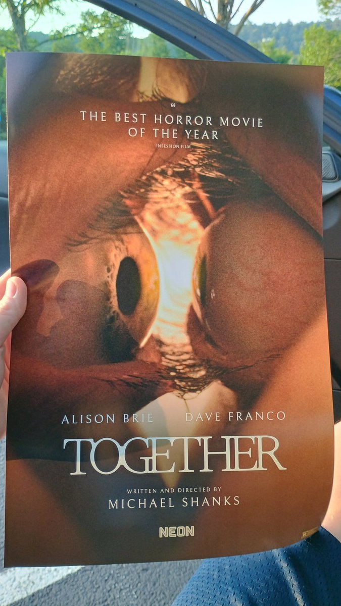 DustyTheApe's tweet image. Early Access screening of #Together๐ญ. Free mini-poster๐ผ๏ธ. WE MAKE MOVIES BETTER!!๐ฆ๐ฟ๐๐๐๐ฟ๐ฆ #AMC @AMCTheatres @CEOAdam #AMCTheatres #Dolby #DolbyAtmos #IMAX #ApesTogetherStrong #Popcorn #ShortsRfucked #EarlyAccess