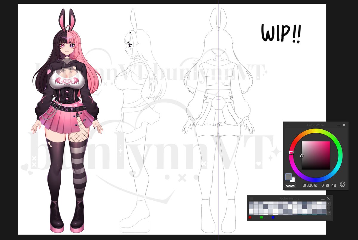 bunlynnVT's tweet image. THANKS FOR HANGING OUT BUNS!! today we worked on our ref sheet :3 im so excited!!!
now i go eat bbq :3 SEE YALL TMRW!!