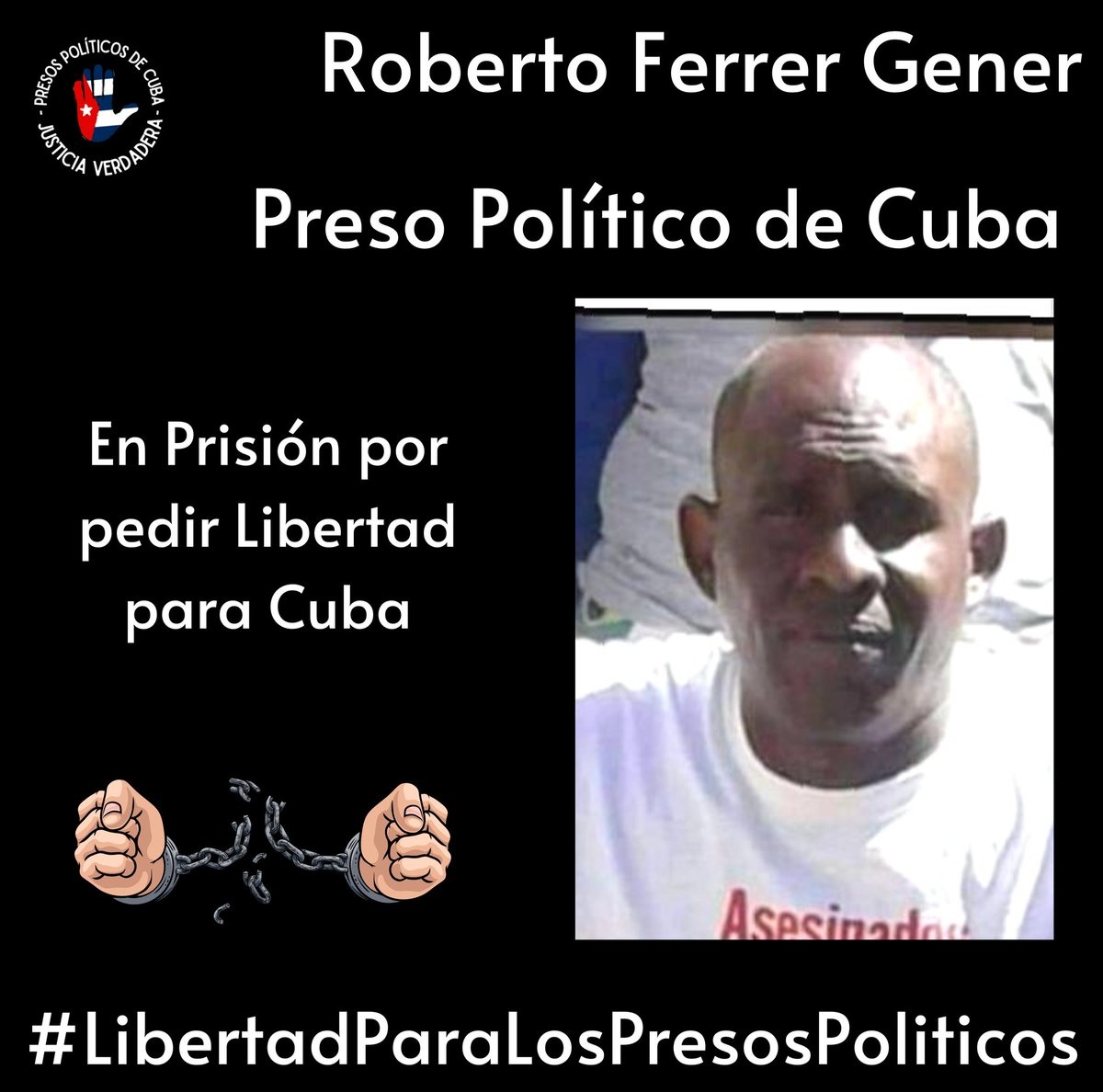 MassinoRaul's tweet image. ⛓️ Más de 1,100 presos políticos en Cuba claman justicia. ¡Hoy en el #Twittazo exigimos su libertad! #PresosCastro #HastaQueSeanLibres