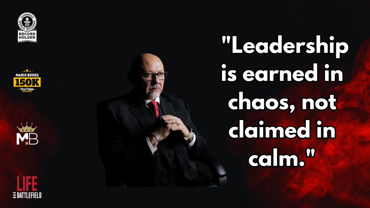 MarioBekes's tweet image. 👉 Crisis reveals character. People follow those who don’t flinch when it matters most.‼️
#caosvima #TrendingNow #ExploreMore #quoteoftheday #ShamelessSelfpromoWednesday #writerslift