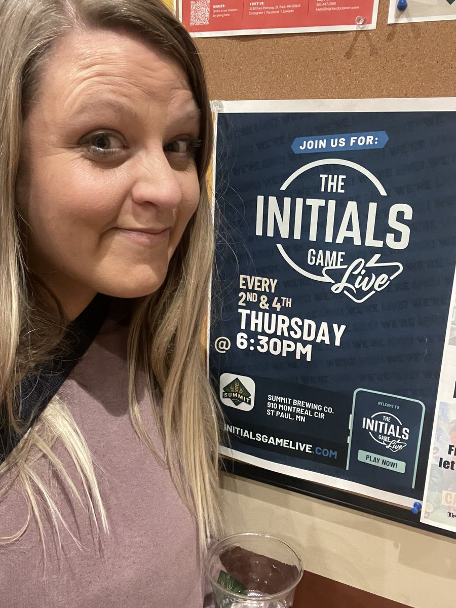 DizzO49's tweet image. Whatcha guys doing tomorrow?
ohhhh about 6:30pm? St Paul?
I’ve got an idea…
how bout you @CoryCove ??
Wanna like play some @initialsgametm at @summitbeer or something? 🤷🏼♀️
Just an idea, I heard
THE GLEN SCHMIDT might be there…