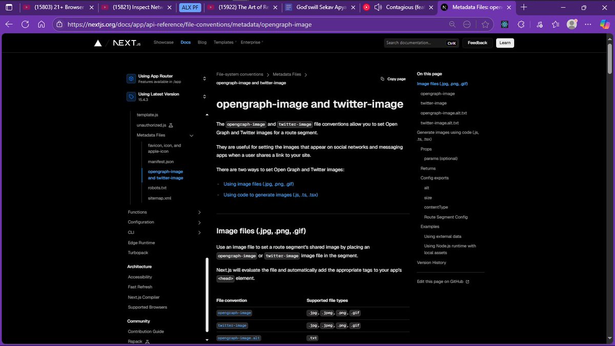 Godswillapya's tweet image. Day 234 of 365 Days of Code 

Documentation - The Developer’s Golden Gem

Good documentation is like a treasure map - it shows you exactly where to go and how to get there without falling into a pit of errors.

#Nextjs
#DevDocs
#LetThereBeCode
#365DaysOfCode