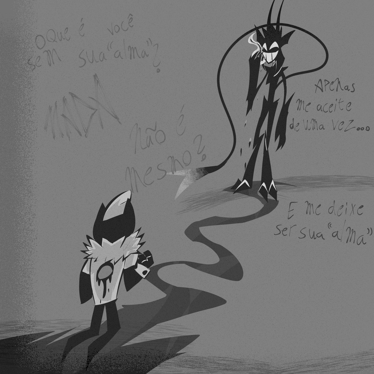0Kosm's tweet image. Essa tortura continua, é um inferno constante...
#BRart #digitalart