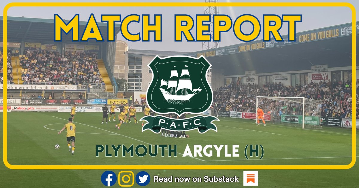 gullpost1899's tweet photo. Read the match report on United's heavy pre-season defeat to Plymouth Argyle at the link below. A tough game the team can learn a lot from! #tufc
https://t.co/1qUzWk85UP https://t.co/EwcfoaaABd