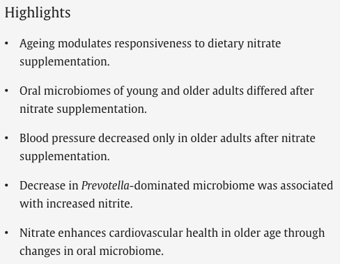 HealthyFellow's tweet image. #Beetroot #juice lowers blood pressure in older people by changing oral #microbiome
eurekalert.org/news-releases/…
Free, Full Paper: sciencedirect.com/science/articl…
@_atanas_ @_INPST @ScienceCommuni2 @DHPSP @club_gut @JHGeriatrics @_MCRicardo_ @HeidiHmoretti @DrKristieLeong @DrRPalmquist…