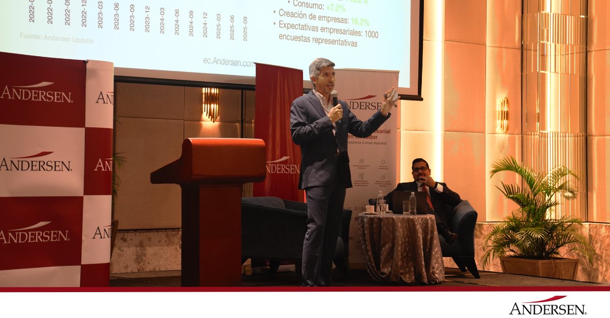 Andersen_EC's tweet image. #EventosAndersen☕
Compartimos con clientes y representantes del sector empresarial, en el Desayuno Conferencia “Previsiones económicas y acciones fiscales II Semestre 2025” impartido por nuestros expertos, @FcoBrionesR - Senior Partner, y @vicente_pazmino - Director.