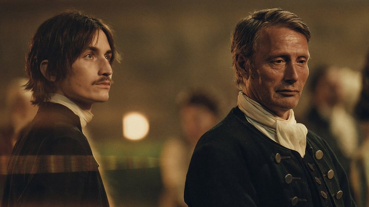 ADreamWithin13's tweet image. I finally watched The Promised Land. Phenomenal film.
I immediately ran to ao3 and found a mediocre π fics and NOT ONE of them was Ludvig/Anton. πΎ