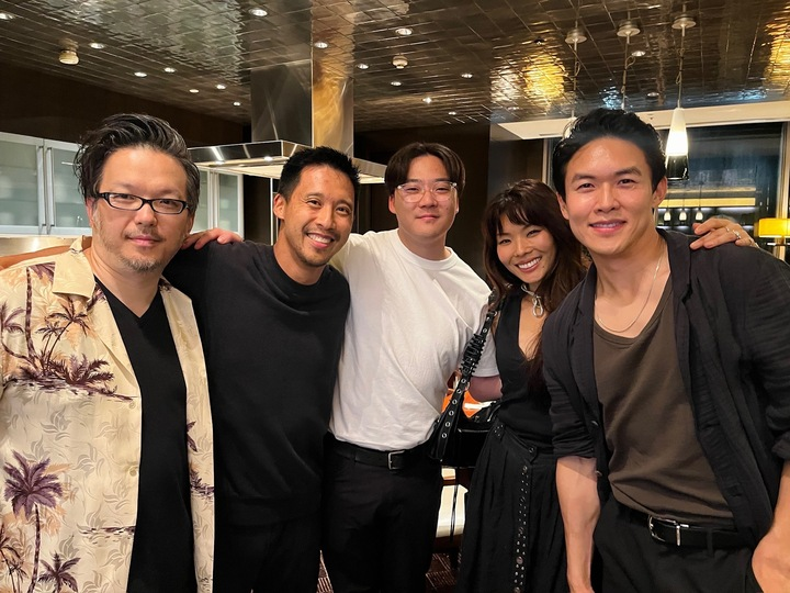 MASUMI_Cherrie's tweet photo. Thank you to @Bennyluo & @DeanFujioka San for an invigorating night full of Japanese power players!! Grateful we got to share in the 一期一会 evening, and excited for what we can do together ⚡️❤️🔥✨
#nextshark https://t.co/zSm9iBGNHK