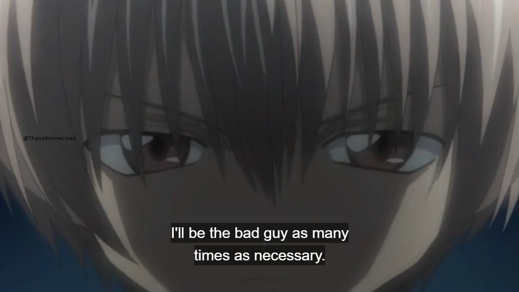 TheseAnimeLines's tweet image. You don't have to know the sadness and humiliation of being betrayed. I'll be the bad guy as many times as necessary. After all, she is the first person to give me a little happiness.
~ Saiga Yahiro || Special A
#AniTwt