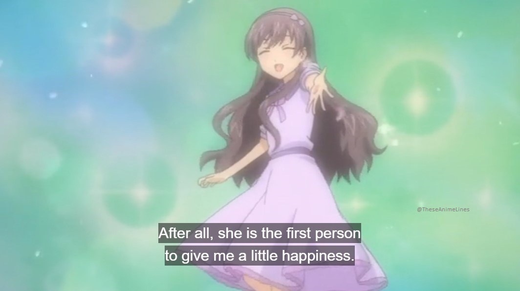 TheseAnimeLines's tweet image. You don't have to know the sadness and humiliation of being betrayed. I'll be the bad guy as many times as necessary. After all, she is the first person to give me a little happiness.
~ Saiga Yahiro || Special A
#AniTwt
