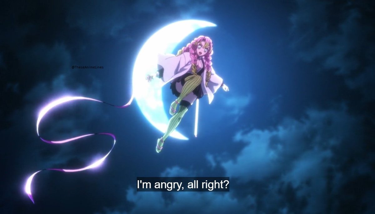 TheseAnimeLines's tweet image. I'm angry, all right? I'm not holding back just because you look like a child!
~ Kanroji Mitsuri || Demon Slayer
#AniTwt