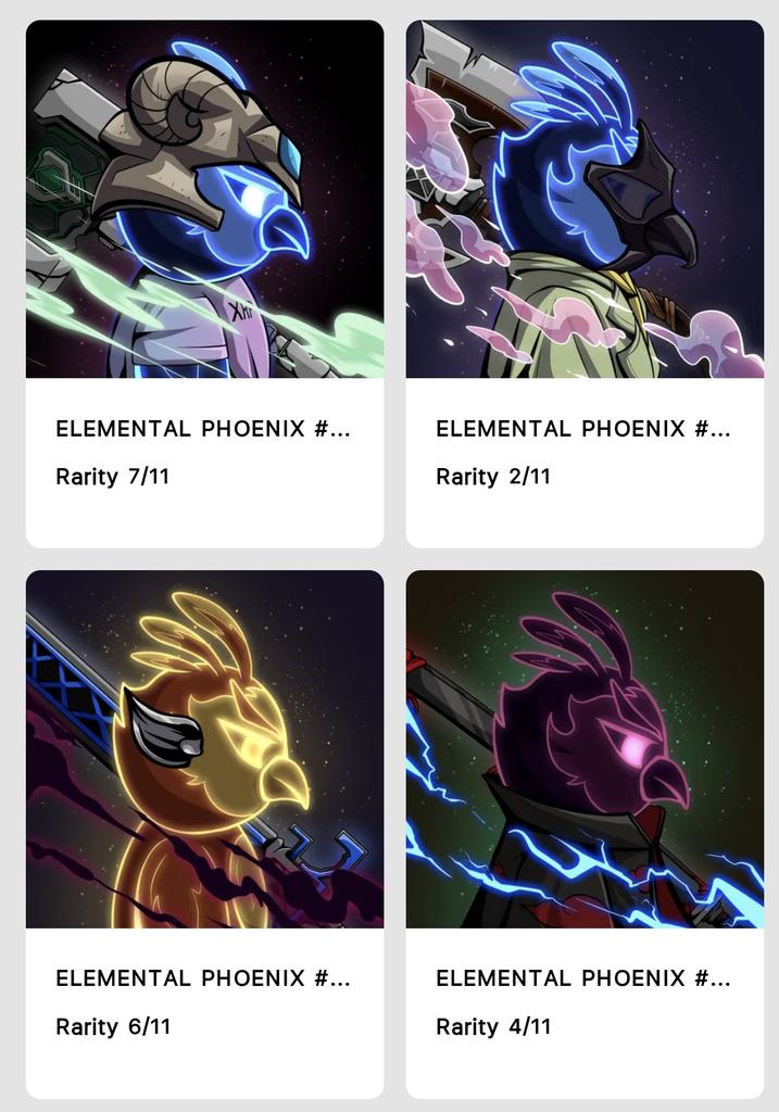 Elementals Phoenix | CanaToons (@canatoons) on Twitter photo $PHNIX is BURNING!!! 🔥🐦🔥🔥
#ElementalPhoenix #0209, #052, #064, #093 has been minted by <a href="/Stro4Chiefs/">BigChiefsFan</a> on <a href="/xrpcafe/">xrp.cafe ☕</a>!!
Thank you so much for your support, fam!
LONG LIVE $PHNIX COMMUNITY!! 🔥🐦🔥🔥
Mint yours now!
#NFT #NFTCommunity #XRPcommunity $PHNIX is BURNING!!! 🔥🐦🔥🔥
#ElementalPhoenix #0209, #052, #064, #093 has been minted by <a href="/Stro4Chiefs/">BigChiefsFan</a> on <a href="/xrpcafe/">xrp.cafe ☕</a>!!
Thank you so much for your support, fam!
LONG LIVE $PHNIX COMMUNITY!! 🔥🐦🔥🔥
Mint yours now!
#NFT #NFTCommunity #XRPcommunity
