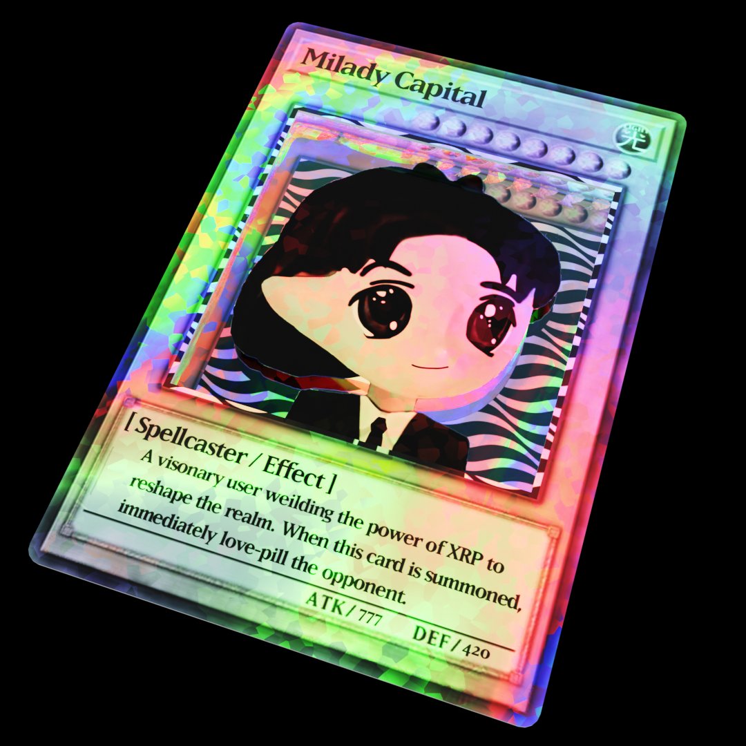 miladycapital's tweet image. ✧・゚ Milady Giveaway ・゚✧
3 winners
1 Milady NFT per winner
10k $MILADY per winner
Like / Repost / Follow
🖤@miladycapital
🖤@schitzoe
🖤@catgirlvel
🖤@purr___cat
🖤@lilymuse111
🖤@doomergirl_exe
🖤@hasatummyache
🖤@Lemmeholdsum
Ends July 31