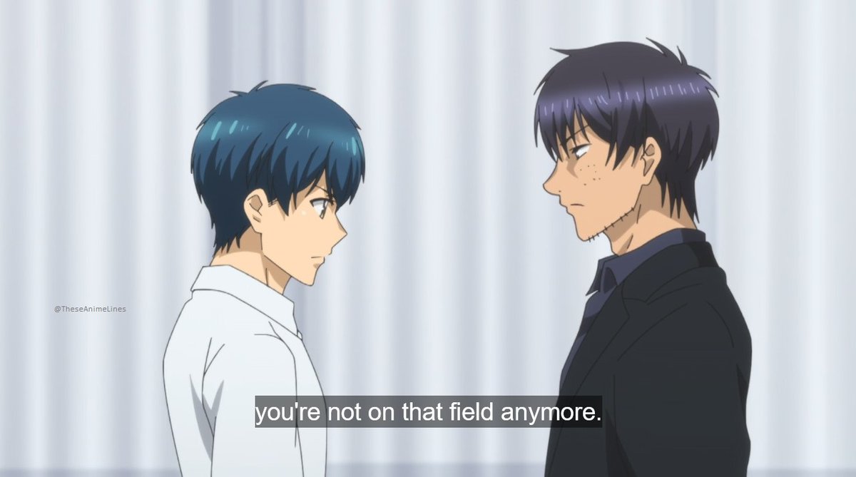 TheseAnimeLines's tweet image. People are allowed to change. No matter what the old you was like, you're not on that field anymore.
~ Kamiya Atsushi || Shoot! Goal to the Future
#AniTwt