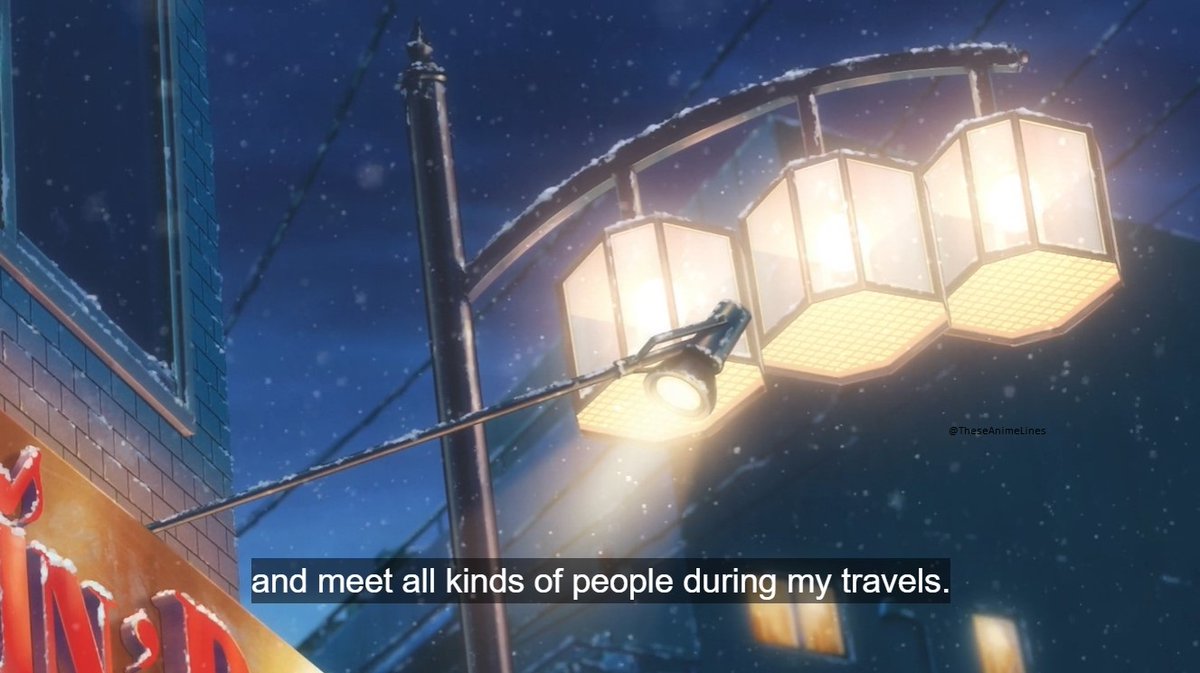 TheseAnimeLines's tweet image. I'll probably keep traveling to places and meet all kinds of people during my travels. But none of those places will have you.
~ Nagi Itsuomi || A Sign of Affection
#AniTwt