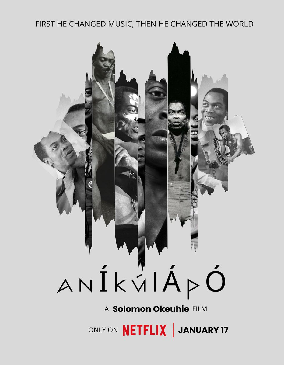 The Man, The Legend, The Myth

A Netflix inspired poster designed for a Fela documentary film
