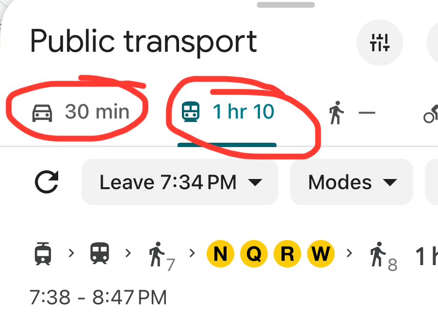 alexlmiller's tweet image. EWR to Manhattan
I wonder why more people don’t take public transit in America?