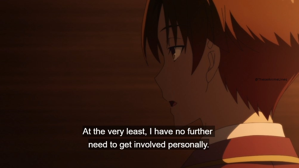 TheseAnimeLines's tweet image. At the very least, I have no further need to get involved personally. Please don't contact me for reasons involving your personal feelings again.
~ Ayanokouji Kiyotaka || Classroom of the Elite
#AniTwt