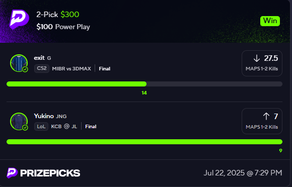 ok_picks's tweet photo. E-Sports BANGER #SportsGambling #GamblingTwitter #gamblingX https://t.co/n9Onvzgbhu