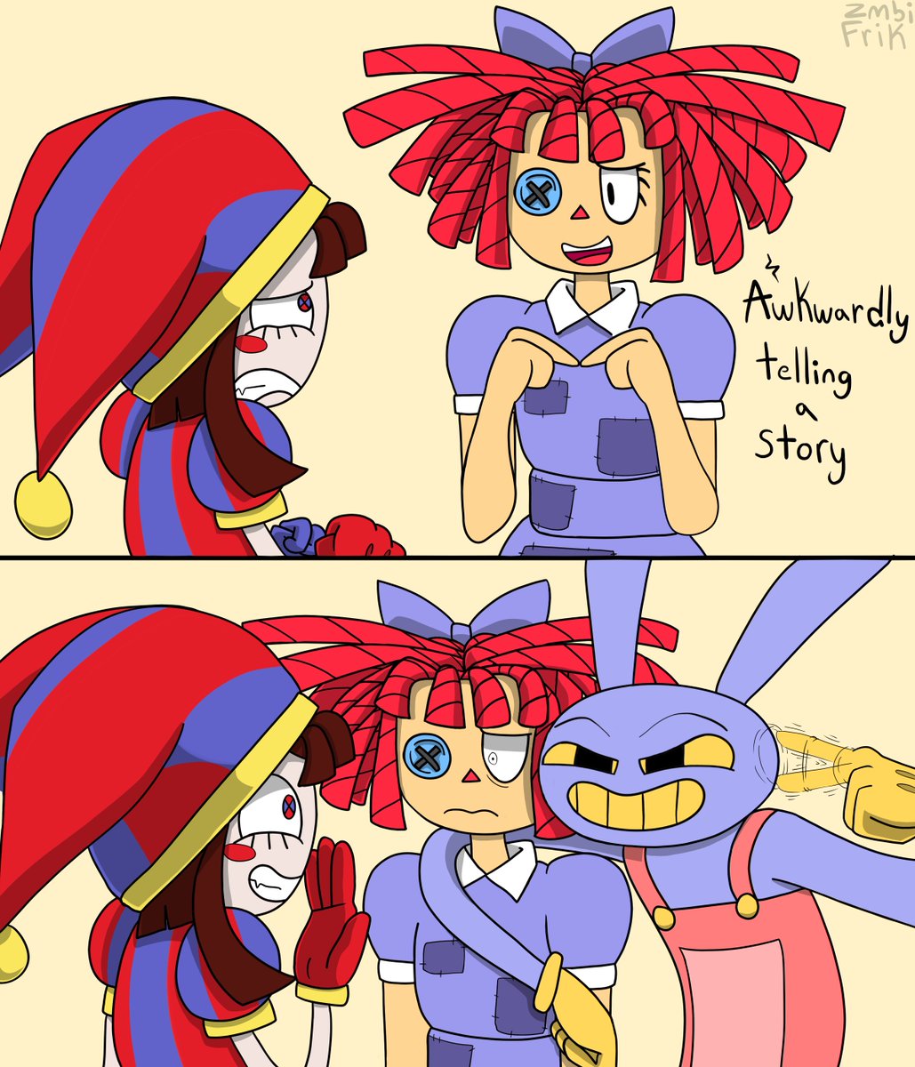 ZmbiFrik's tweet image. Basically ep. 5
#TheAmazingDigitalCricus #tadc #tadcfanart