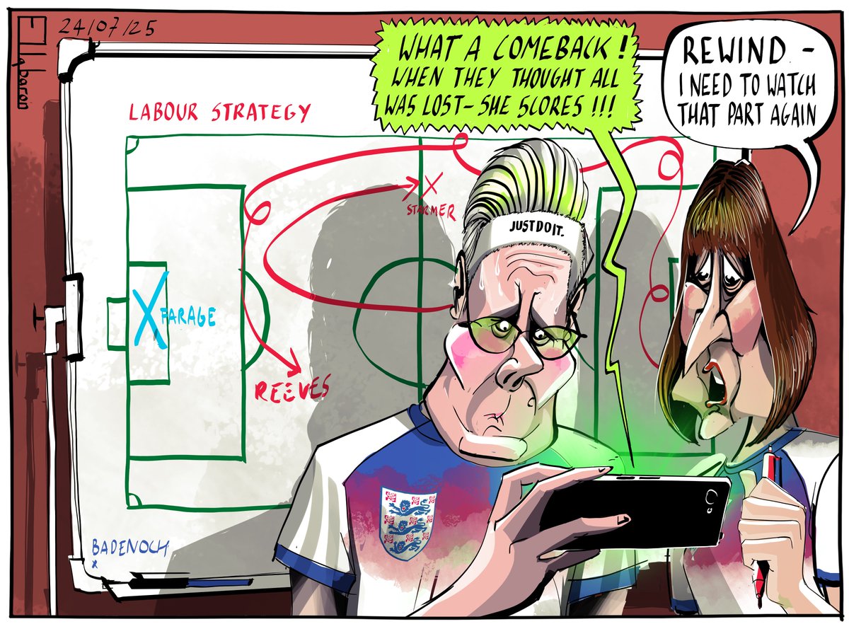 Ella Baron (@ebaroncartoons) on Twitter photo Thursday's <a href="/thetimes/">The Times and The Sunday Times</a> cartoon
thetimes.com/comment/cartoo…
#KeirStarmer #RachelReeves #Labour #Lionesses Thursday's <a href="/thetimes/">The Times and The Sunday Times</a> cartoon
thetimes.com/comment/cartoo…
#KeirStarmer #RachelReeves #Labour #Lionesses