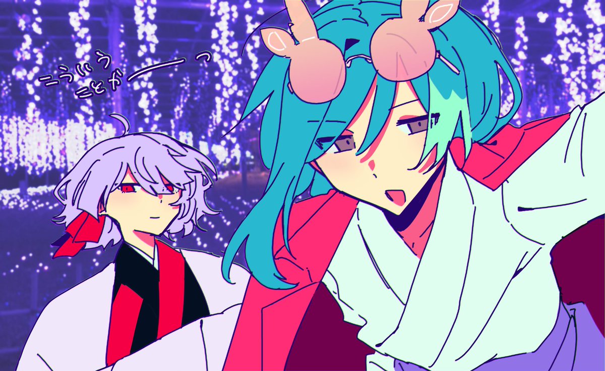 tou_wafel's tweet image. ⚠曲パロがある