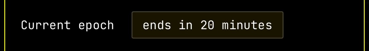 0xHustlepedia's tweet image. Shaking with excitement as we head into growth phase on @BlackholeDex 🕳️

Epoch 0 ends in 20 minutes. 

Epoch 1-14 should be the most lucrative on the platform. 

$BLACK