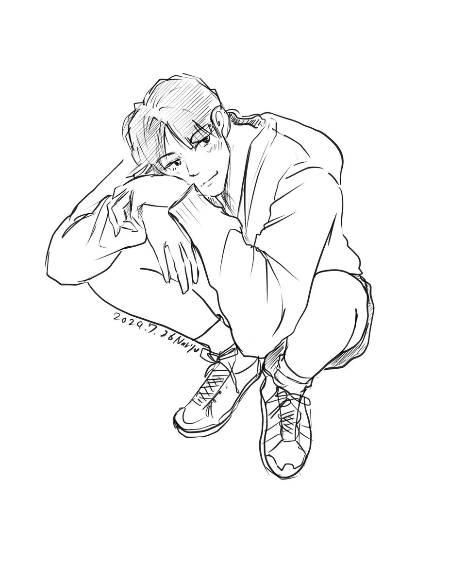 おはようございます☀
「自分らしさ」って、ふとした時に見えなくなることってありますよね。
自分の絵柄ってなんやろ？って悩んでたら、
友人が「もう十分、自分らしさ出てるよ」って。

その一言に、なんだかすごく救われました。