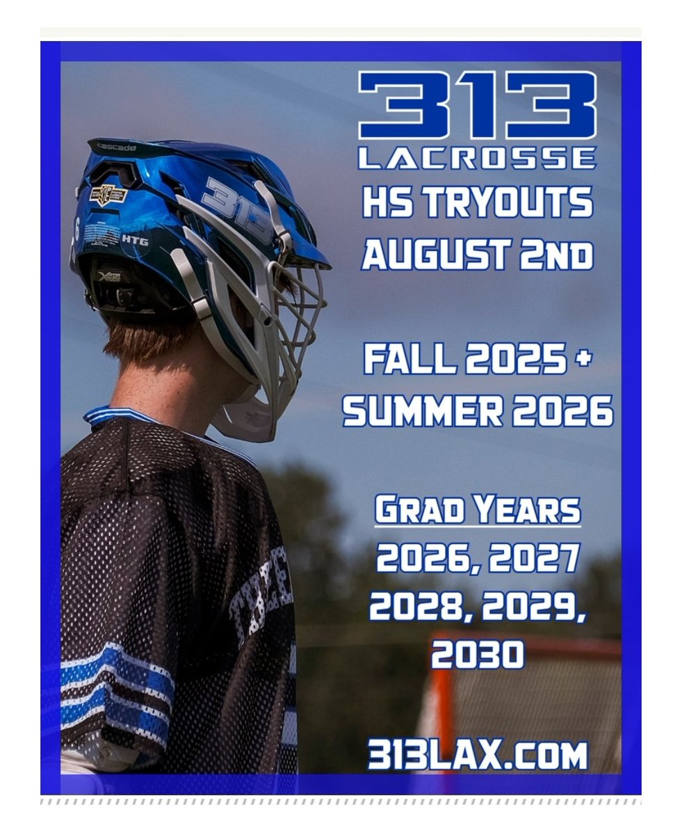 313 Lacrosse (@313lax) on Twitter photo Year 22 of Summer Ball. Year 22 of Summer Ball.