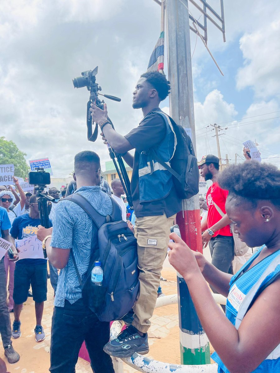 Westfield was Occupied 
Protest over Corruption and Bad Governance 💪🇬🇲