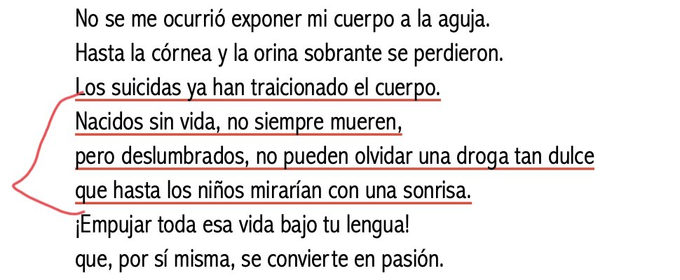 lunesfelices2's tweet image. Bajé un pdf que venía subrayado por un dueño anterior. Es la primera vez que me pasa y lo tomé como un signo de vida en Marte, un reflejo vital en el vacío.