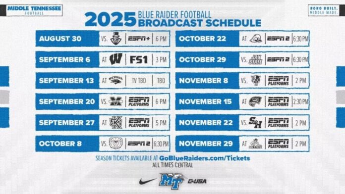 devanmc_'s tweet image. Blue Raider Nation! ⚡️
Scan the QR code and help us FILL FLOYD!
Get exclusive Austin Pray tickets now! 🎟️🔥
Let’s pack the stands and rep MTSU!