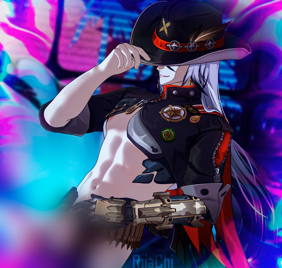 I hope it's a gun~🔫

Base model: DaB_neko
Edit model: Riia_Chi

🔞 Full ↓↓↓
poipiku.com/6233443/119921…

#HonkaiStarRail  #Boothill   #hsr  #nsfw