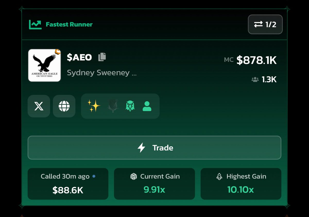 lore_vision's tweet image. 10x for Sydney Sweeney $AEO