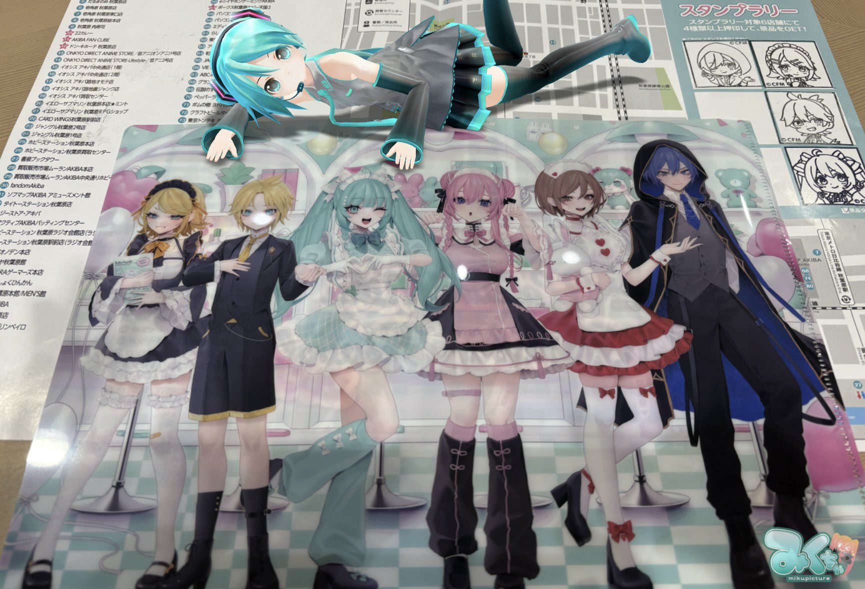 DOAXVV オリジナルA2クリアポスター 秋葉原スタンプラリー特典　3枚 なでぃあ@クリプトンズ推し on X: 