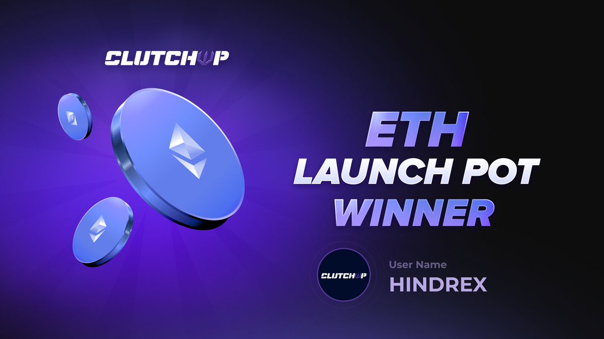 Congrats <a href="/Hindr3X/">HindreX</a>  on winning the ETH POT! 🎉 

The entire pot concluded at 0.14 ETH !

We're very excited for this launch, we hope all of you are as well. More giveaways and special events will be coming soon... 

Thank you for all of your support!