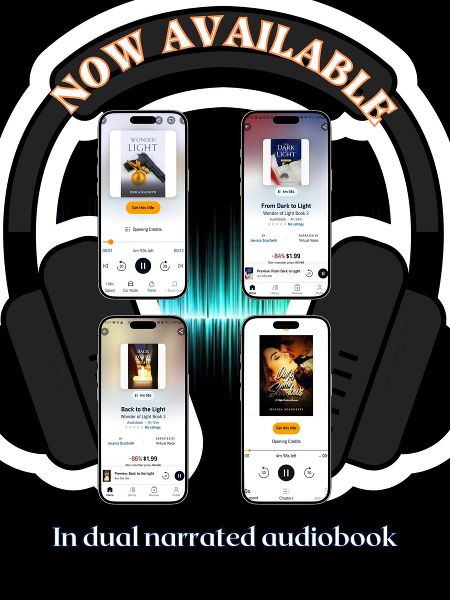 Find all my published works in dual narrated audio format on Amazon and Audible! 
Amazon store: amazon.com/stores/Jessica…
Audible: audible.com/search?searchA…