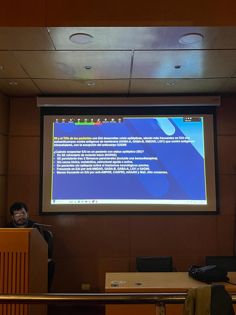 J_CubasGuillen's tweet photo. Presenté en el ateneo de #NeurologíaCognitiva de Fleni sobre demencias rápidamente progresivas y encefalitis autoinmune. Casos clínicos, errores diagnósticos y el nuevo Consenso Argentino 2025. Pensar más allá del anticuerpo.
#Neurología #Fleni https://t.co/scLyC4mQSB