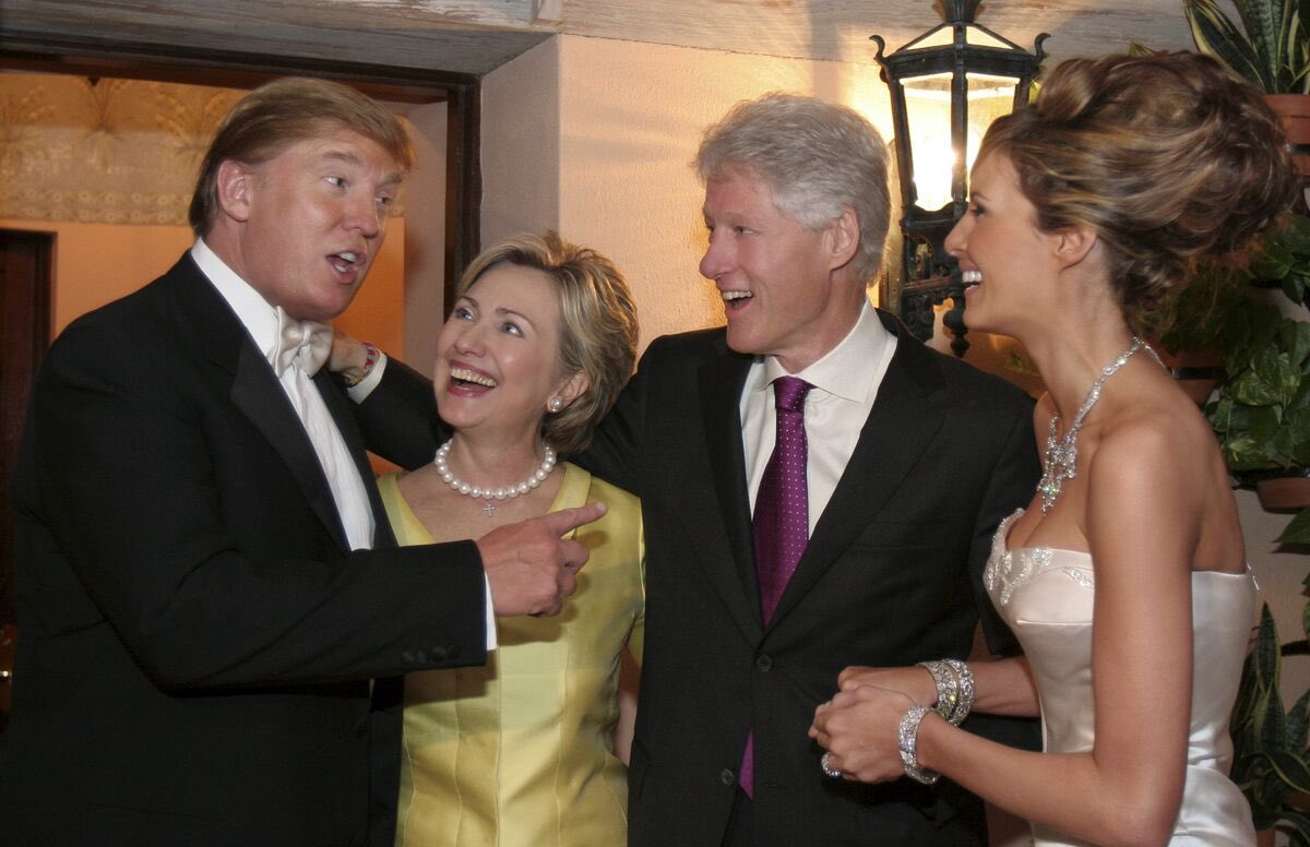 DustinJByrd1's tweet image. Do you remember when Bill and Hillary Clinton were the guests of honor at Donald and Melania’s wedding? No? Neither does MAGA. It was when Trump was bragging about how good Hillary was as a Senator from New York. Don’t remember that either, MAGAts?