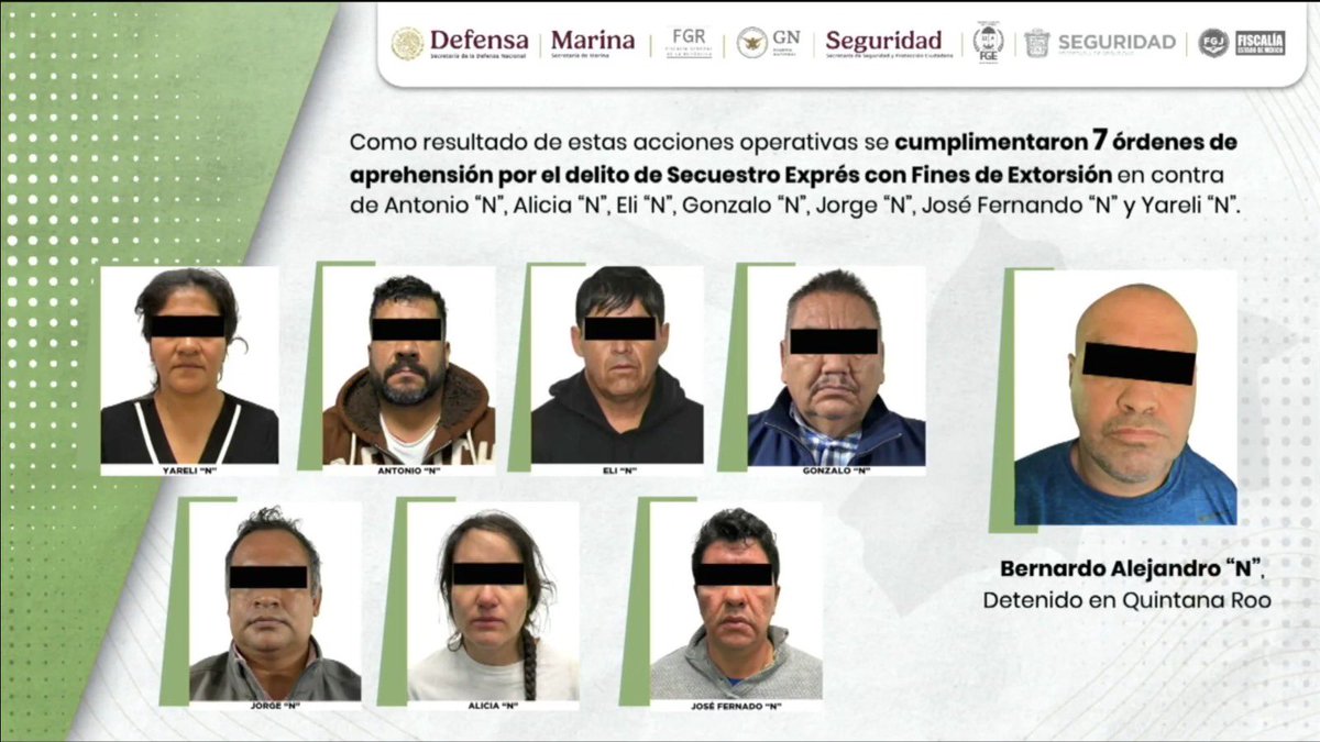 juncalssolano's tweet image. 🚨EXTORSIONADORES DE POLLO Y CARNE
Gobierno de la Mtra. Delfina Gómez da fuerte golpe a este red de extorsionistas;
habitantes del sur del Edoméx pagaban pollo y carne a sobreprecio de más de 20%.
Por lo que se desplegó “Operación Liberación” , detuvieron a 8 lugartenientes…