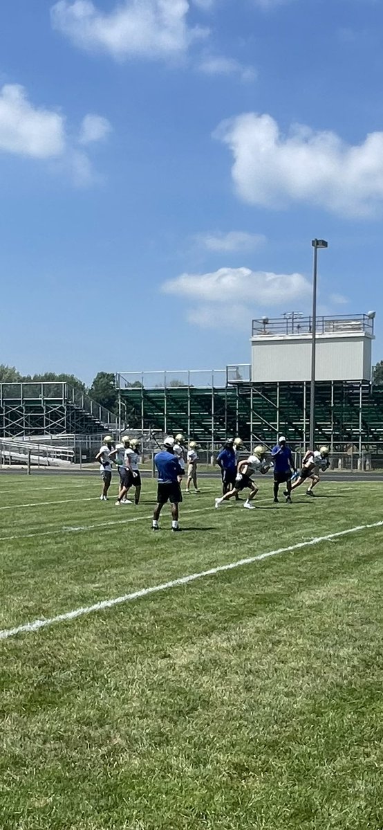 What a great day for our guys!  Really appreciate <a href="/usf_fb/">USF Football</a> Coach Sherman and staff for making the trip and taking time to coach our young men in Greentown today.  <a href="/usf_fb/">USF Football</a> first class program and first class staff.