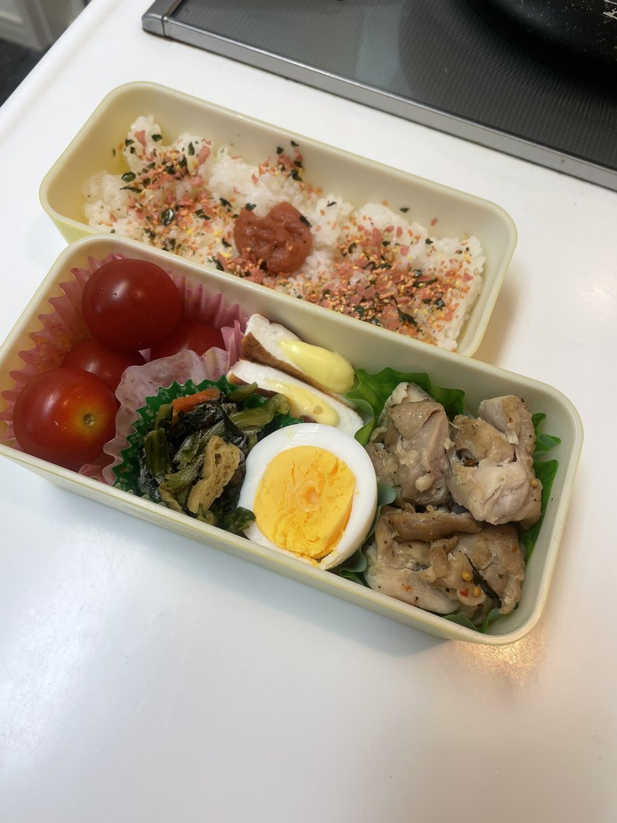 ﾑｯｽﾒ用のお弁当

昨晩は更にヒートアップして大喧嘩
泣きながらキレられました…

お弁当いらないと言われましたが
作って持たせました

おじちゃん
疲れたよ…