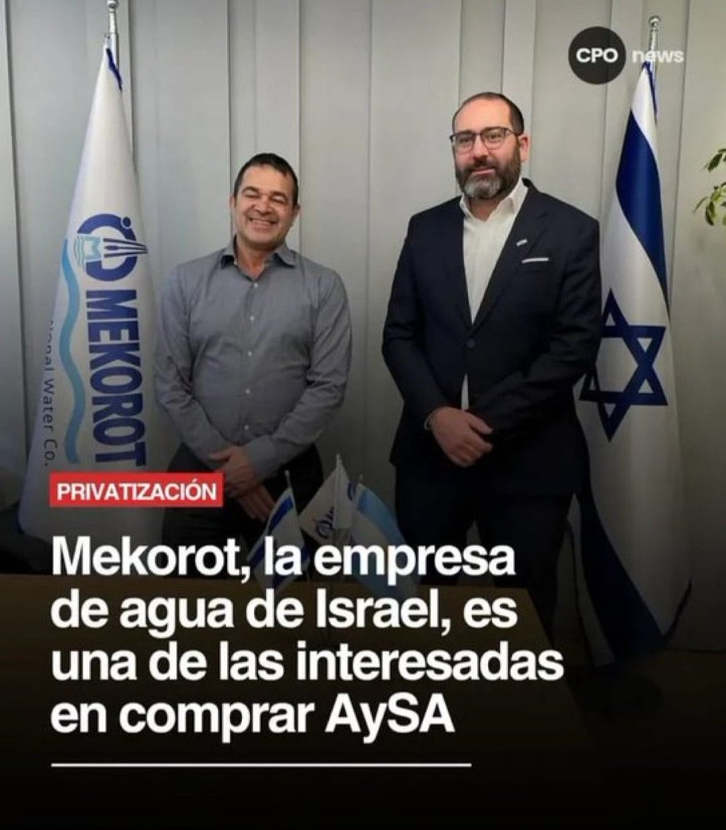 Acá está la razón de la privatización de AYSA que según el gobierno da superávit ...
A ver si dejan de regalar los recursos naturales ...