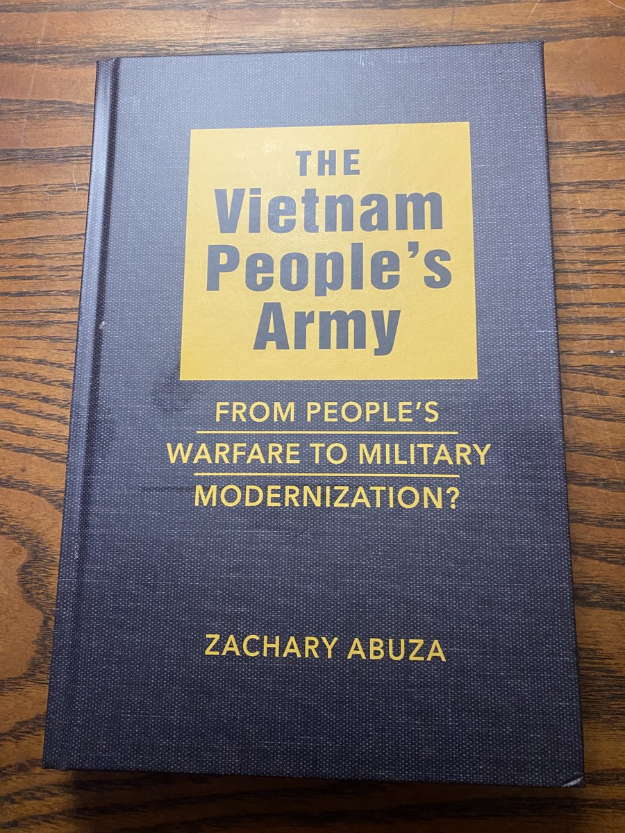 ZachAbuza's tweet image. Never fun to come back from leave, but holding the new book is kind of special. rienner.com/title/The_Viet…