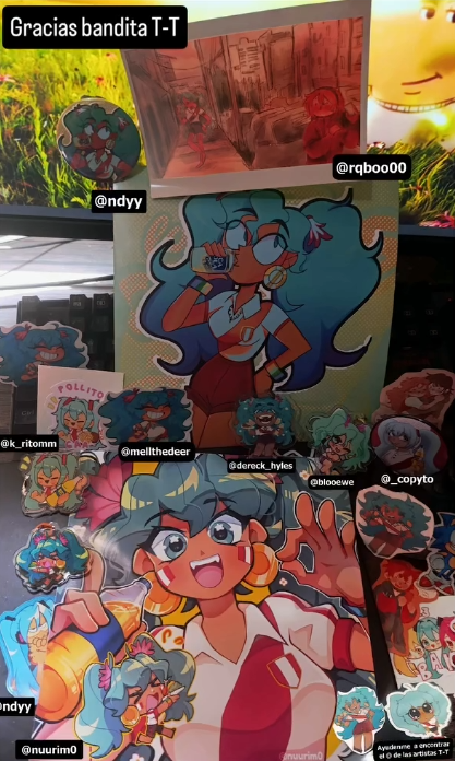 BenSadfleck's tweet photo. Made a version of Peruvian Miku and it blew up locally, to this day i'm still seeing merch of her and i'm heavily thankful for it ! https://t.co/VqlbANlkPO