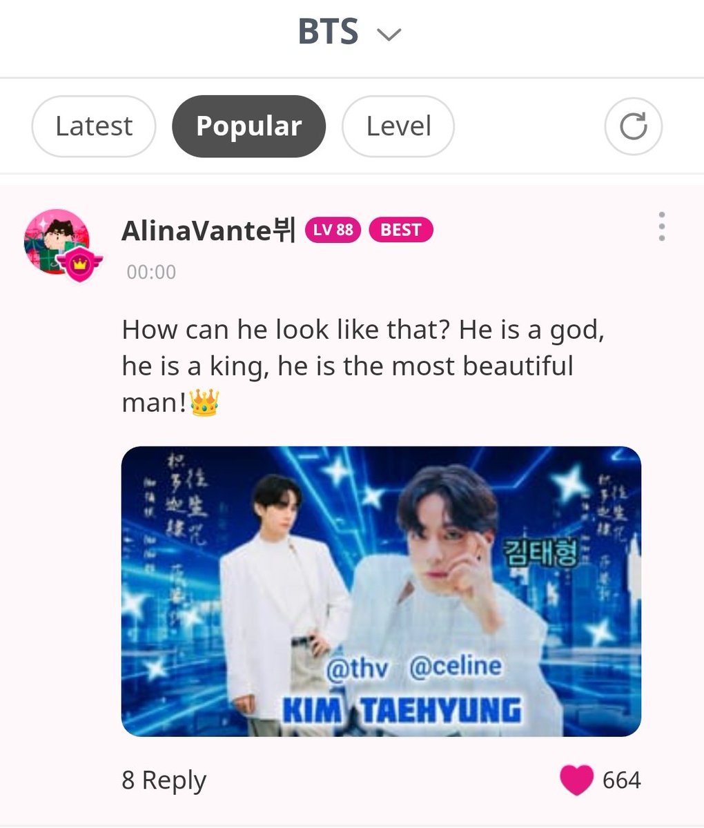 kthvotingteam's tweet image. JULY 24 | Today's Posts Are Up on Idolchamp – BTS Community!
Tasks:
1. LIKE the posts
2. Leave a COMMENT
3. Like ALL replies (up to 30 thumbs-up)
📍EARN CHAMSIMS📍
Please engage with all posts for Tae ASAP!
Also, check the Popular and Levels sections for all Tae-related posts…