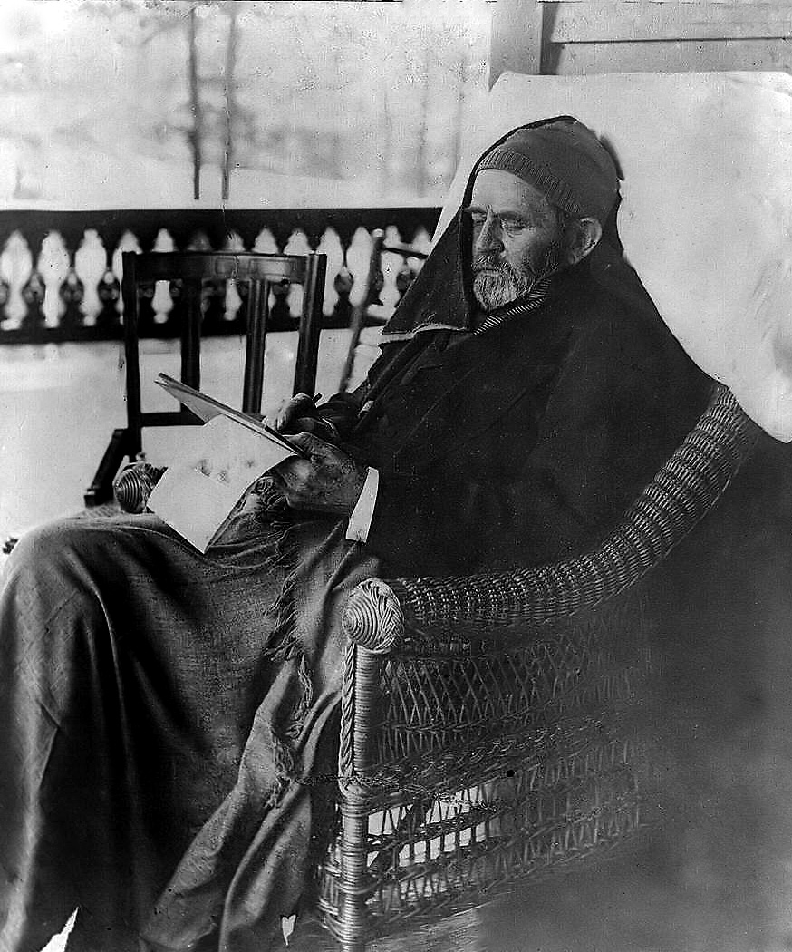 July 23 1885 

Former General and President of the United States, Ulysses S Grant dies from throat cancer. Photo taken shortly before his death.