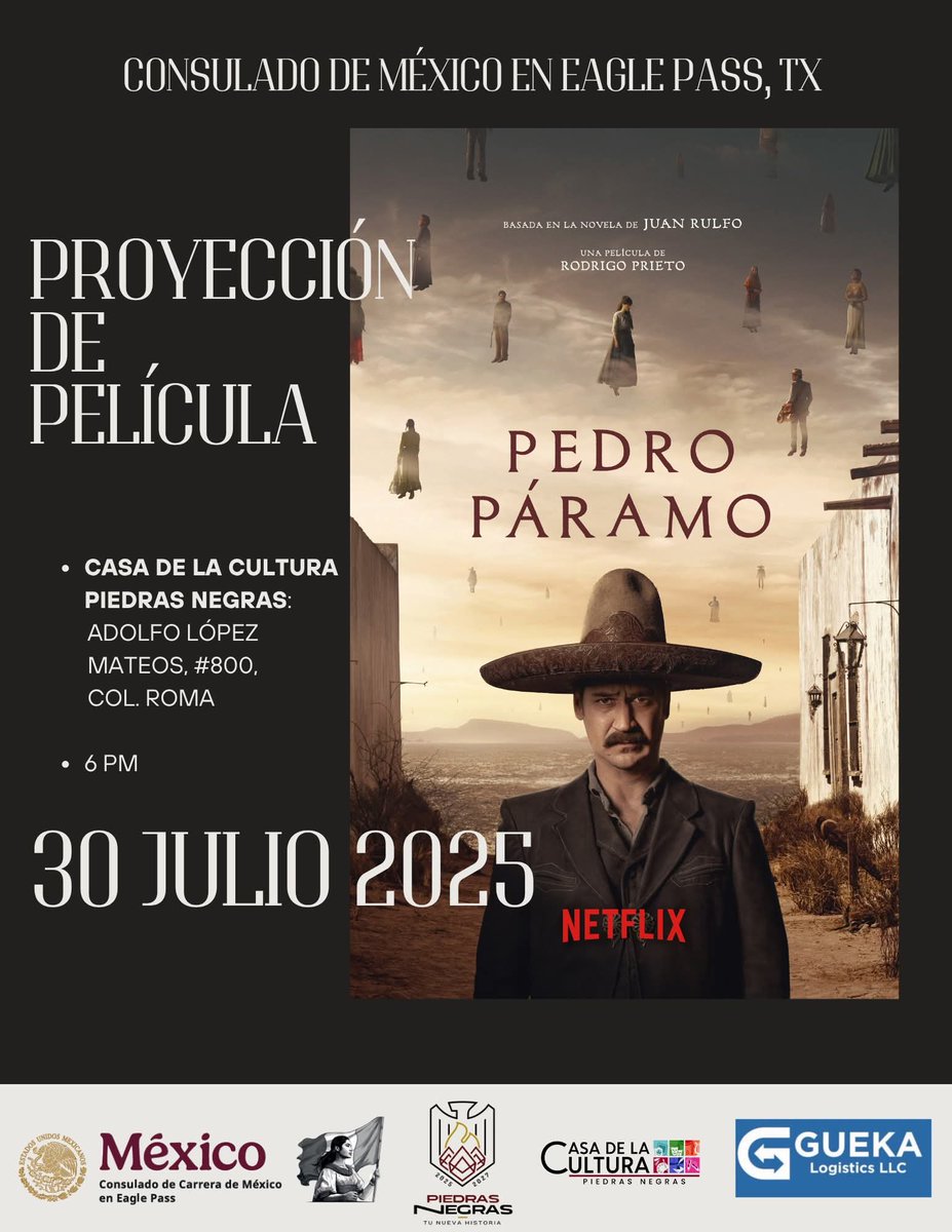 🎬 Consulado de México en EP proyectará la película Pedro Páramo

gmnoticias.mx/consulado-de-m…