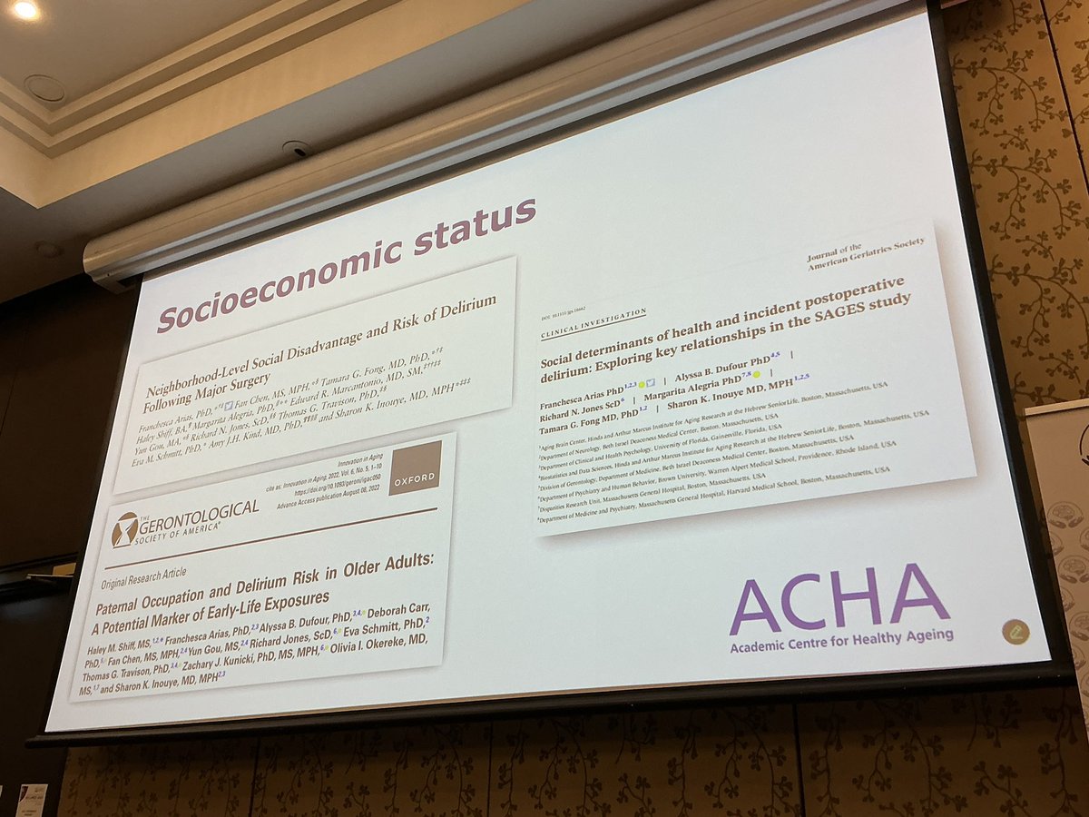 Social deprivation and #delirium care. An under researched area #DECLARED2025